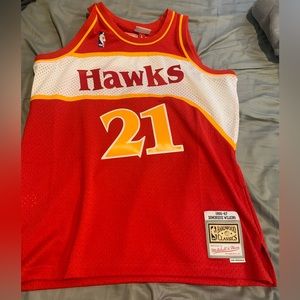 Men’s Atlanta Hawks Dominique Wilkins Mitchell & Ness Hardwood Classics Jersey